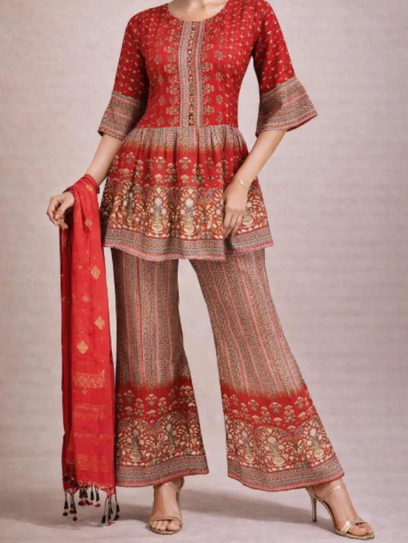 Rust Royale Party Wear Set - Image 2