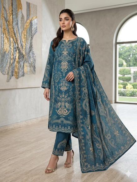 MODAL MUSLIN CHURIDHAR SETT